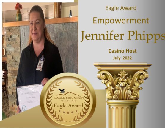 eagle mountain casino Jennifer Phipps empowerment pillar winner