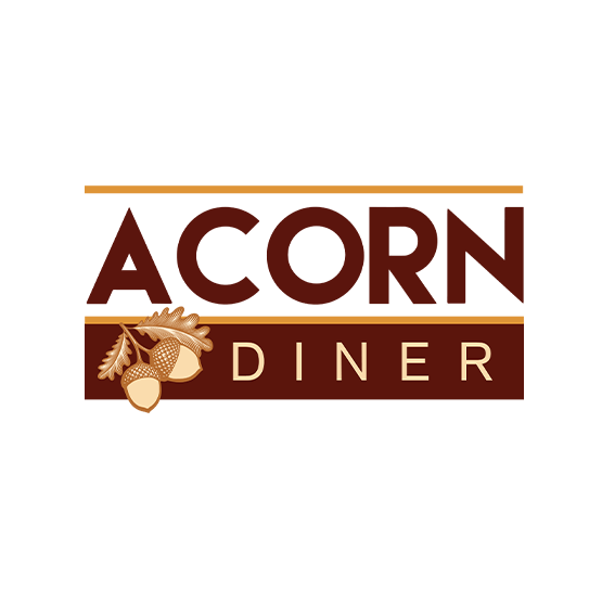 eagle mountain casino - acorn diner logo