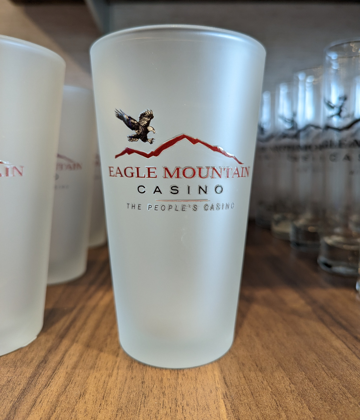 eagle mountain casino - items on sale - casino glass